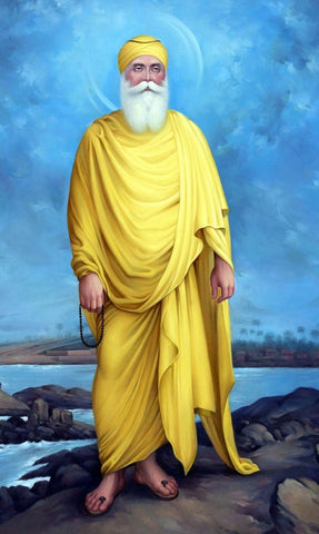 Guru Nanak Dev Ji - Sikh Guru - Canvas Prints