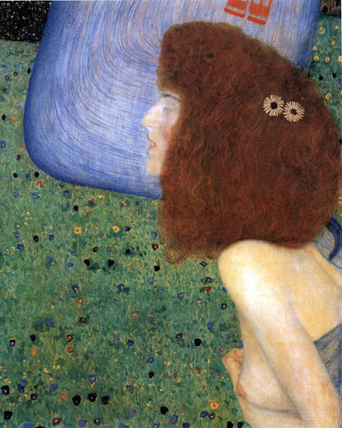 Daphne (Girl with Blue Veil) by Gustav Klimt
