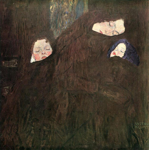Mutter Mit Kindern - Large Art Prints by Gustav Klimt