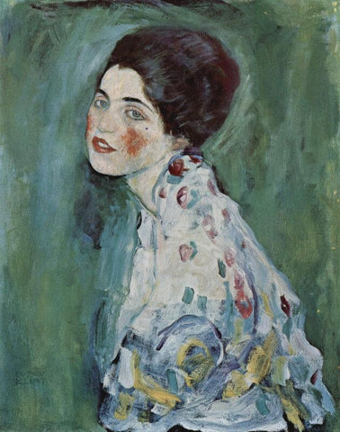 Portrait Of A Lady - Posters by Gustav Klimt