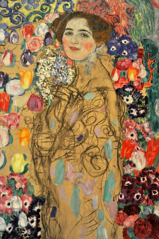 Untitled - (Woman Distorted) - Large Art Prints by Gustav Klimt