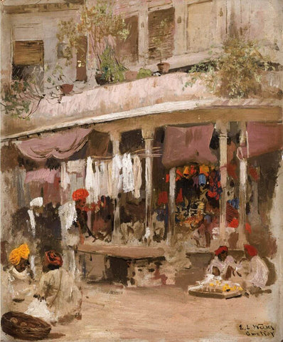 Gwalior - Edwin Lord Weeks - Orientalist Art India Painting by Edwin Lord Weeks