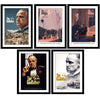 The Godfather - Set of 10 Movie Poster -Framed Poster Paper - (12 x 17 inches)each