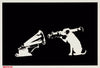 HMV (His Master's Voice) Rocket Dog - Banksy - Graffiti Street Pop Art Painting Poster - Canvas Prints