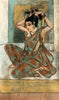 Hair Dressing - Nandalal Bose - Bengal School Indian Watercolor Painting - Large Art Prints