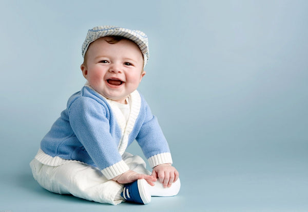 Handsome Baby Boy Ready For A Party - Art Prints