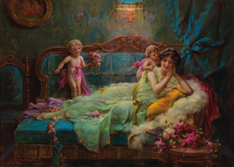 HansZatzka - Süße Grüße oder Liebesboten - Sweet Greetings or Messengers of Love - Art Prints