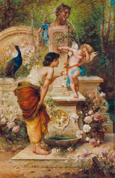 Hans Zatzka - Bestrafter Ubermuth - Canvas Prints