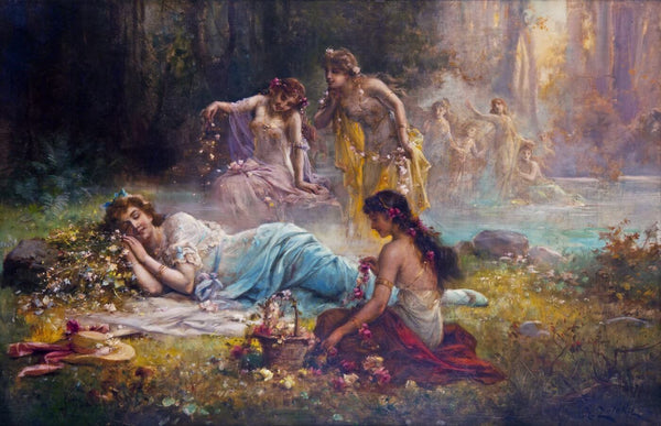 A Dream In The Forest - Hans Zatzka - Life Size Posters