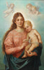 Madonna Mit Christuskind Und Putti - Hans Zatzka - Canvas Prints