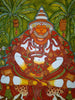 Hanuman - Kerala Mural Painting - Indian Art  Ramayan Painting - Framed Prints