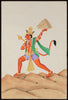 Hanuman Carrying The Mountain - Canvas Prints