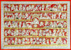 Hanuman Chalisa III - Phad Ramayan Painting - Framed Prints