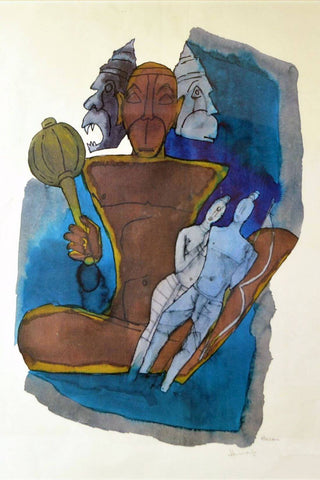 Hanuman I by M F Husain