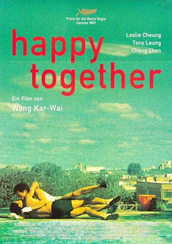 Happy Together - Wong Kar Wai - Korean Movie - German Release Poster - Canvas Prints