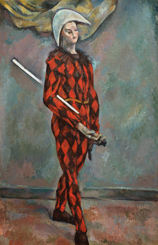 Harlequin - Posters by Paul Cézanne