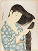 Kamisuki(Combing Her Hair) - Posters