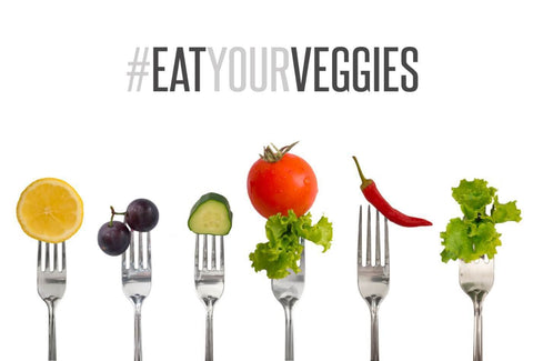Hashtag Eat Your Veggies - Canvas Prints