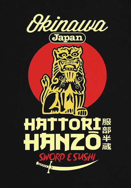Hattori Hanzo - Sword And Sushi - Okinawa - Kill Bill - Quentin Tarantino - Hollywood Movie Poster - Canvas Prints