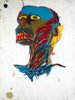 Head - Jean-Michel Basquiat - Neo Expressionist Painting - Life Size Posters