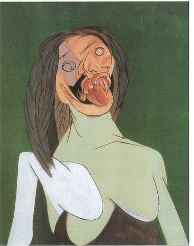 Head (Kali), 1996 - Canvas Prints by Tyeb Mehta