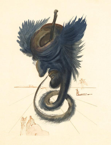 Hell Canto 27 (The Divine Comedy) By Salvador Dali - Canvas Prints