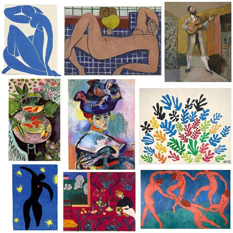 Henri Matisse - Set of 10  Poster Paper - (12 x 17 inches) each by Marc Chagall
