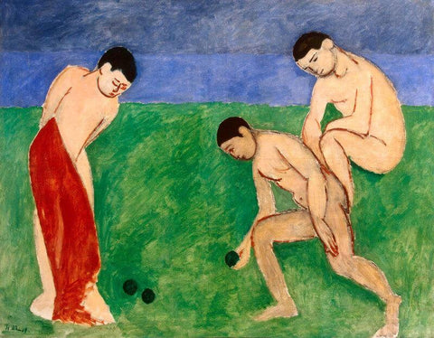 Game Of Bowls, 1908 - Canvas Prints