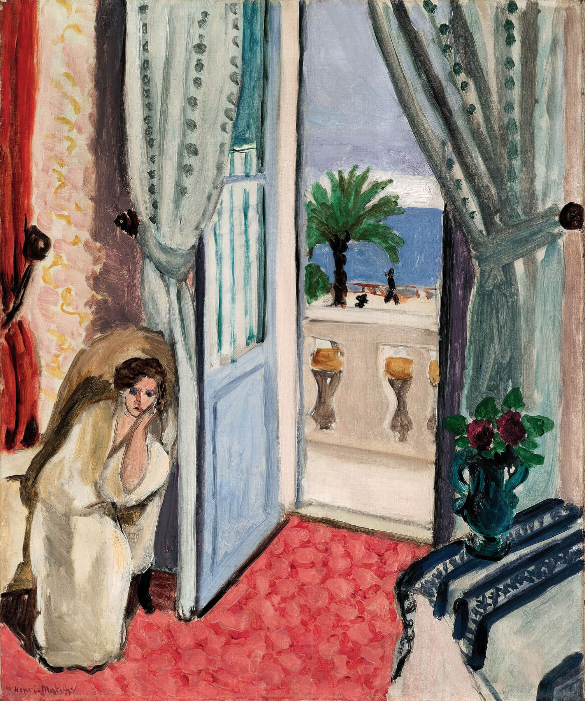 Interior at Nice (Room at the Hotel Mediterranee) [Intérieur à