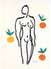 Nu Aux Oranges - Framed Prints