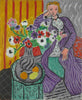Purple Robe And Anemones - Canvas Prints
