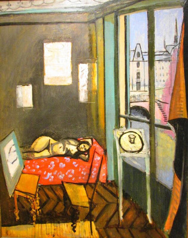 The Studio-Quai St.Michel (Le Studio-Quai Saint-Michel) – Henri Matisse Painting by Henri Matisse
