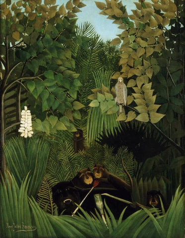 Merry Jesters by Henri Rousseau