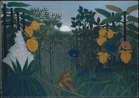 The Repast Of The Lion - Large Art Prints by Henri Rousseau