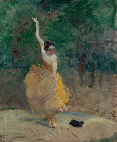 The Spanish Dancer by Henri de Toulouse-Lautrec