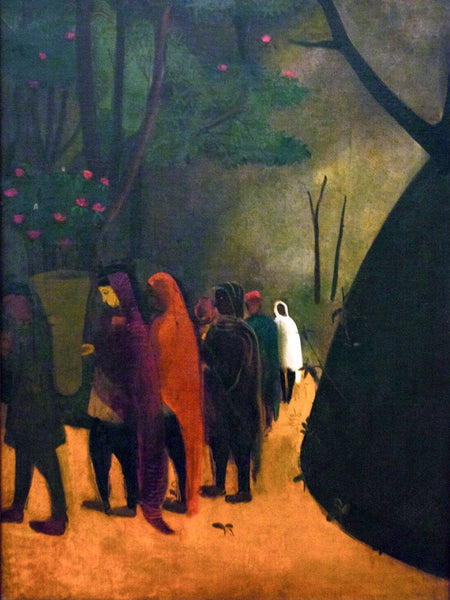 Hill Scene - Amrita Sher-Gil - Indian Artist Painting - Canvas Prints