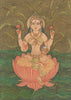 Indian Miniature Art - Annapoorna Devi - Large Art Prints