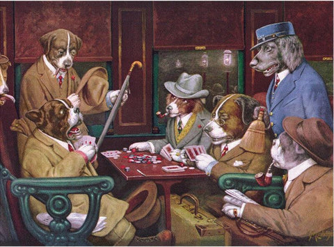 His Station And Four Aces - Art Prints