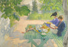 Holiday Reading - Carl Larsson - Water Colour Painting - Art Prints