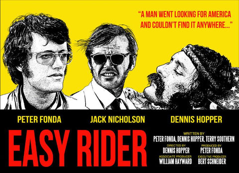 Hollywood Movie Poster - Easy Rider by Joel Jerry