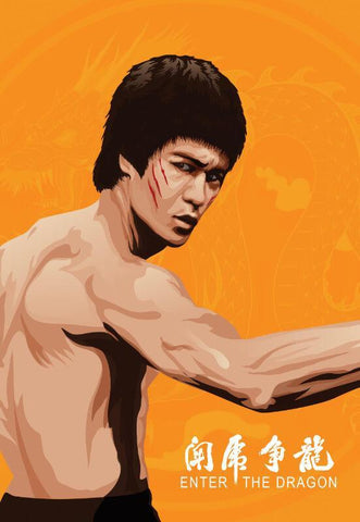 Hollywood Movie Poster - Enter The Dragon - Large Art Prints