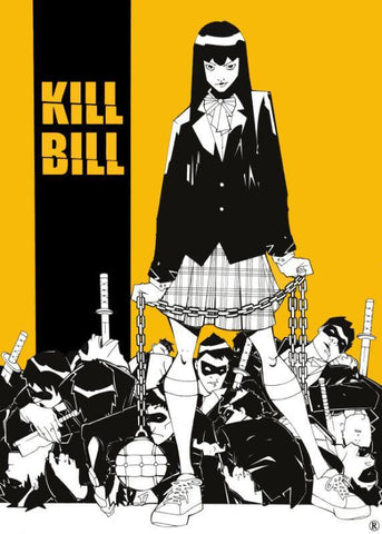 Hollywood Movie Poster - Kill Bill Gogo Yubari - Large Art Prints by Joel Jerry