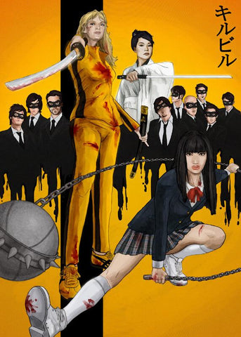 Hollywood Movie Poster - Kill Bill Volume 1 - House Of Blue Leaves by Joel Jerry