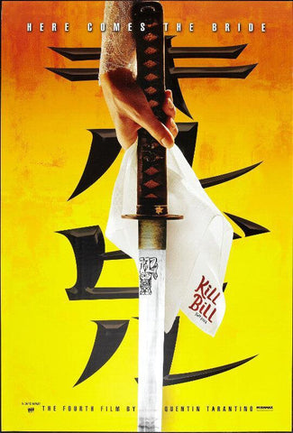 Hollywood Movie Poster - Kill Bill Volume 1 - Large Art Prints by Joel Jerry
