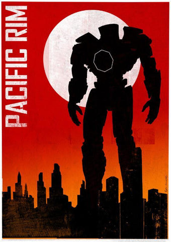 Hollywood Movie Poster - Pacific Rim - Large Art Prints by Joel Jerry