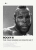 Hollywood Movie Poster - Rocky III - Posters