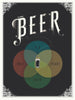 Home Bar Wall Decor - The Venn Diagram Of Beer - Canvas Prints