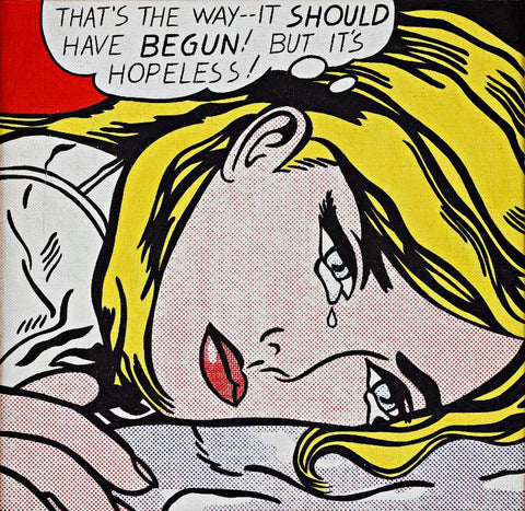 Hopeless by Roy Lichtenstein