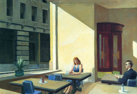Sunlight in a Cafeteria, 1958 - Canvas Prints