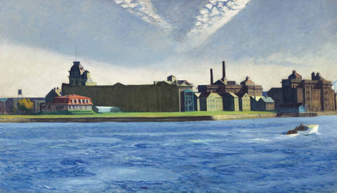 Blackwells Island by Edward Hopper